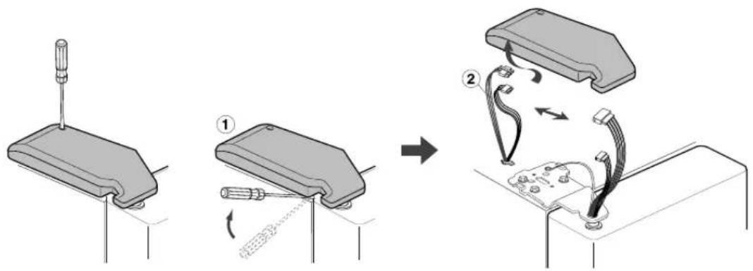 SAMSUNG RS21JCSV - Removing the Freezer Door - 1