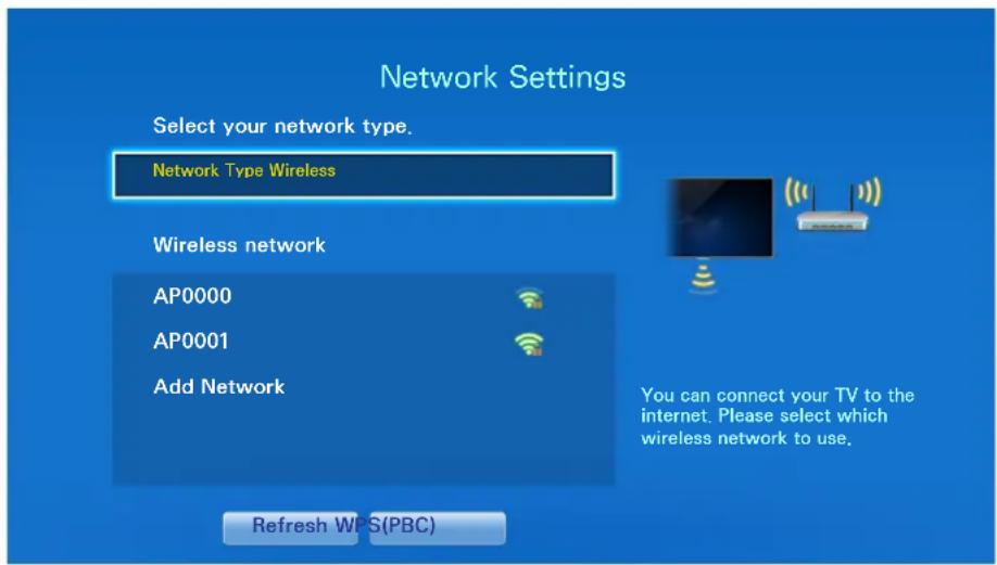 SAMSUNG UE32F6890SS - Manual Wireless Network Setup - 1