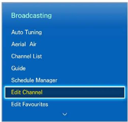 SAMSUNG UE32F6890SS - Channel Management - 1