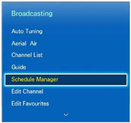SAMSUNG UE32F6890SS - Schedule Viewing - 1