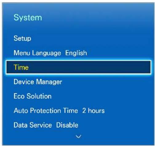 SAMSUNG UE32F6890SS - Clock and Timer - 1