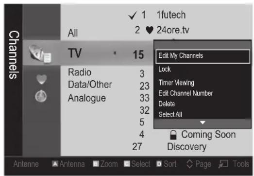 SAMSUNG UE32C6505UK - (in Channel Manager) - 1