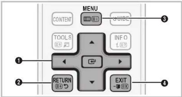 SAMSUNG UE32C6505UK - How to Navigate Menus - 1