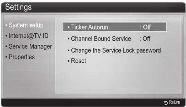 SAMSUNG UE32C6505UK - Settings - 1