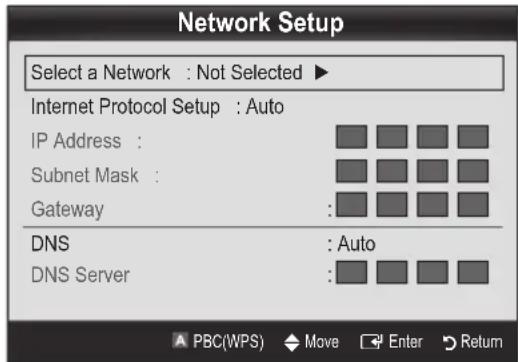 SAMSUNG UE32C6505UK - How to set up using PBC (WPS) - 1