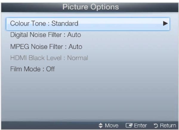 SAMSUNG UE22D5000NH - Picture Options - 5