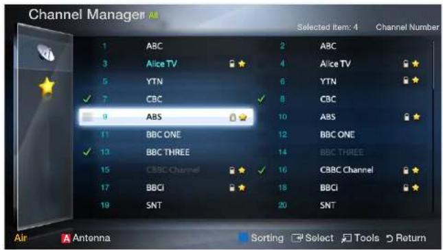 SAMSUNG UE22D5000NH - Channel Manager - 2