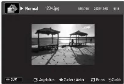 SAMSUNG UE40B8090XW - Anzeigen von Diashows - 2