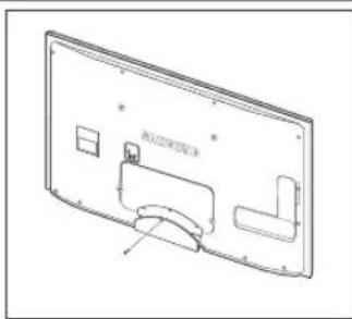 SAMSUNG UE40B8090XW - Anbringen der Wandhalterung - 2