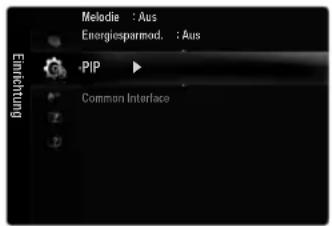 SAMSUNG UE40B8090XW - Verwenden der Bild-in-Bild-Funktion (PIP) - 1