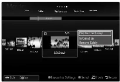 SAMSUNG UE40B8090XW - ☐ Preference → ★★★ / ★★★ / ★★★ / ★★★ - 1