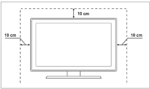 SAMSUNG UE40B8090XW - When installing the product with a stand When installing the product with a wall-mount - 1