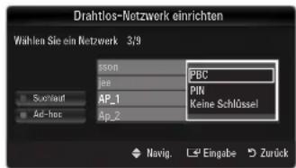 SAMSUNG UE40B8090XW - Verbinden mit WPS (Wi-Fi Protected Setup) - 5