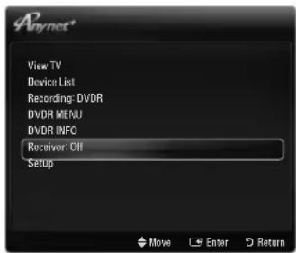 SAMSUNG UE40B8090XW - Listening through a Receiver (Home Theatre) - 1