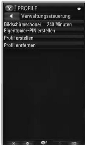 SAMSUNG UE40B8090XW - Verwenden des Profil-Widget - 4
