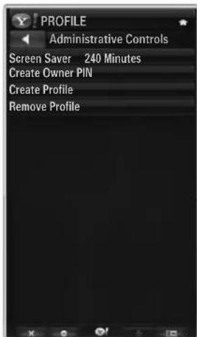 SAMSUNG UE40B8090XW - Using the Profile Widget - 4