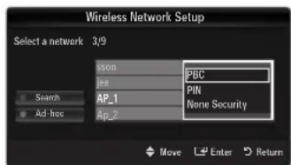 SAMSUNG UE40B8090XW - Connecting WPS (Wi-Fi Protected Setup) - 5