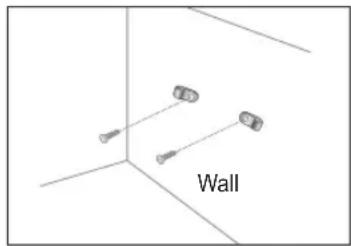 SAMSUNG UE40B8090XW - ■ To avoid the TV from falling: - 1