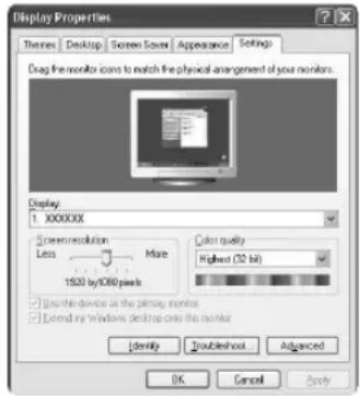 SAMSUNG UE40B7090WW - Konfigurieren Ihrer PC-Software (unter Windows XP) - 1