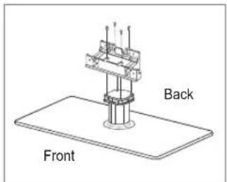 SAMSUNG UE40B7090WW - Installing the Stand - 1