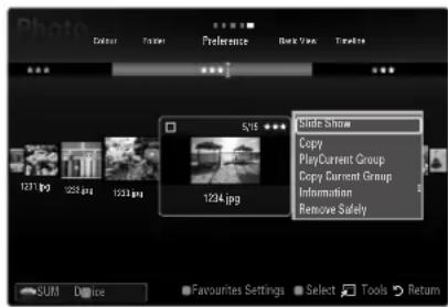 SAMSUNG UE40B7090WW - SlideShow Control Buttons - 1