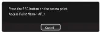 SAMSUNG UE40B7090WW - Connecting WPS (Wi-Fi Protected Setup) - 2