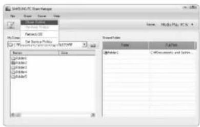 SAMSUNG UE40B7090WW - Sharing a Folder - 2