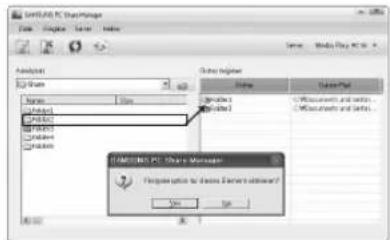 SAMSUNG UE40B7090WW - ■ Freigeben eines Ordner - 3