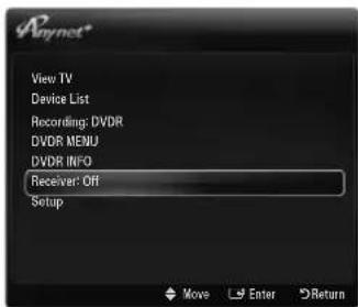 SAMSUNG UE40B7090WW - Listening through a Receiver (Home Theatre) - 1