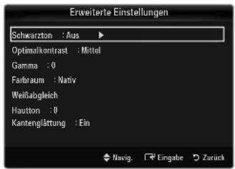 SAMSUNG UE40B7090WW - Erweiterte Einstellungen - 1