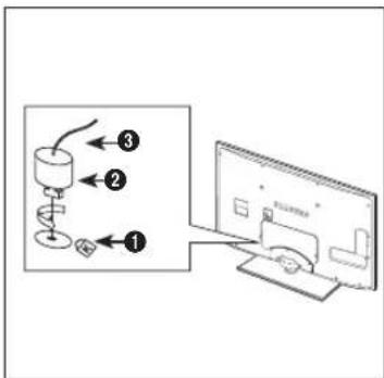 SAMSUNG UE40B7090WW - Anti-Theft Kensington Lock - 1