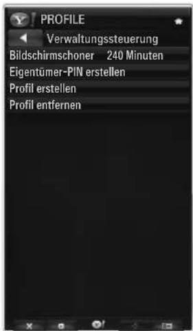 SAMSUNG UE40B7090WW - Verwenden des Profil-Widget - 4