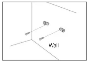 SAMSUNG UE40B7090WW - To avoid the TV from falling: - 1