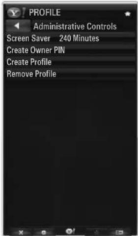 SAMSUNG UE40B7090WW - Using the Profile Widget - 4