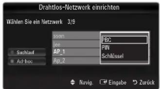 SAMSUNG UE40B7090WW - Verbinden mit WPS (Wi-Fi Protected Einrichtung) - 1