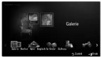 SAMSUNG UE40B7090WW - Verwenden der Menüs für die Bibliothek der Inhalte - 2