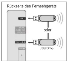 SAMSUNG UE40B7090WW - Anschließen eines USB-Geräts - 1