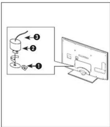 SAMSUNG UE40B7090WW - Kensington-Schloss als Diebstahlsicherung - 1