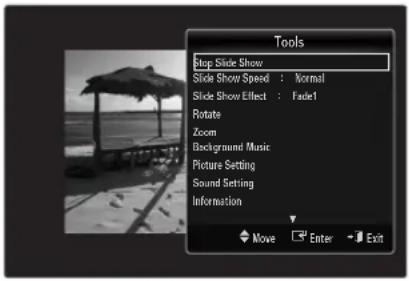 SAMSUNG UE40B7090WW - ☐ Slide Show Speed → Slow / Normal / Fast - 1