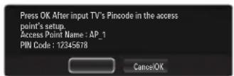 SAMSUNG UE40B7090WW - Connecting WPS (Wi-Fi Protected Setup) - 3