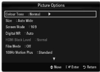 SAMSUNG UE40B7090WW - Size - 1