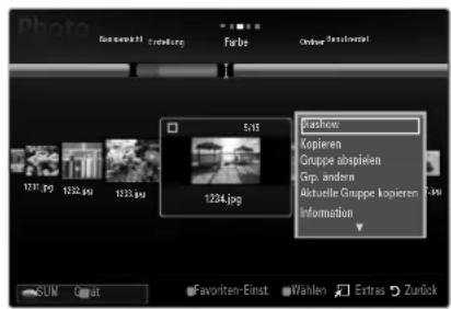 SAMSUNG UE40B7090WW - ☐ Kopieren / Aktuelle Gruppe kopieren / Auswahl kopieren (Wenn mehrere Dateien ausgewählt sind) - 1