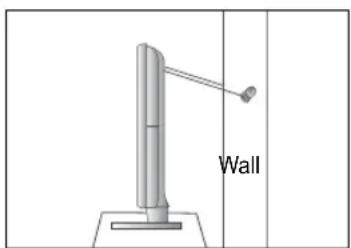 SAMSUNG UE40B7090WP - ■ To avoid the TV from falling: - 3