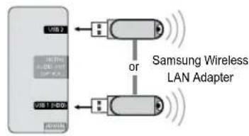 SAMSUNG UE40B7090WP - □ Network Connection - Wireless - 1