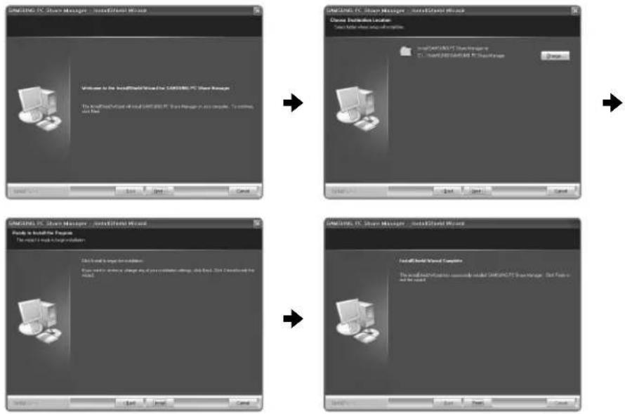 SAMSUNG UE40B7090WP - Install the application - 1