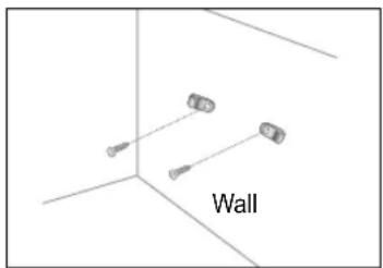 SAMSUNG UE40B7090WP - ■ To avoid the TV from falling: - 1