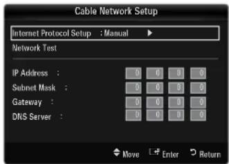 SAMSUNG UE40B7090WP - Cable Network Setup-Manual - 1