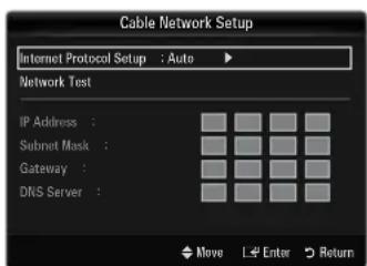 SAMSUNG UE40B7090WP - Cable Network Setup-Auto - 1