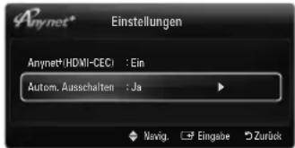 SAMSUNG UE40B7090WP - ■ Autom. Ausschalten → Nein / Ja - 1