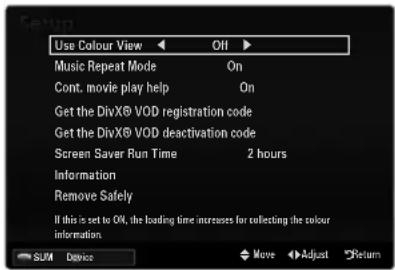 SAMSUNG UE40B7090WP - Using the Setup Menu - 2